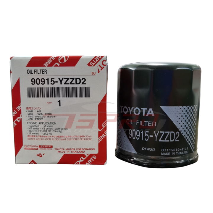 Toyota Genuine 90915YZZD2 Oil Filter (O1637) Hilux KUN25 KUN26