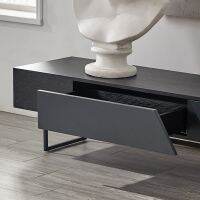 [COD] Floor cabinet home E TV modern black Ness simple 381 low Italian style