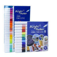 12Pcs Acrylics Paint Pens 12ปากกามาร์กเกอร์สีสำหรับ Window