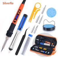 928D 100W Soldering Iron Kit with Slot Heating Element 500 Celsius Digital Temperature Adjustable Soldering Iron Station