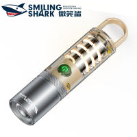 Smilingshark SD0717 ไฟฉาย LED ไฟฉายสว่างมาก M60 ทังสเตนแสงอุ่น Type-C แบบชาร์จไฟได้ 5 โหมดกันน้ำ Zoomable สำหรับครัวเรือนที่ตั้งแคมป์