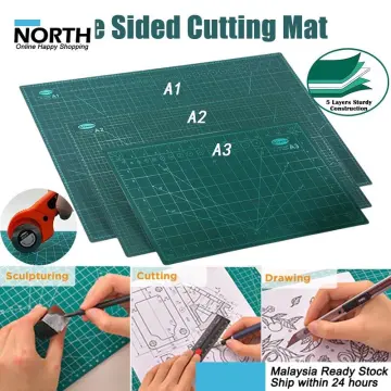 A4 30*22CM Cutting Mat Non Slip Self Healing Printed Grid Craft Board Lines