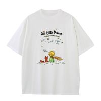 Le Petit Prince Printed T Shirt for Men 100% Cotton Casual Short Sleeve Unisex Classic T-shirts Women Summer Clothing