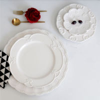 Nordic Steak Plates Restaurant Main Dishes Tray Christmas Food Containers Cafeteria Dessert Plate Multi-Use Dish Dinnerware Set