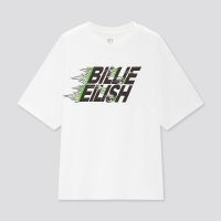 สินค้าใหม่ขายดี Uniqllo ของผู้ชาย () BE X TM (Billie Eilish ซีรีส์) เสื้อยืดพิมพ์ลาย (แขนสั้น)