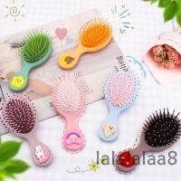 【BEIBEI】 LAA8-Mini Airbag Comb for Scalp Massage Cute Cartoon Bear/Bow Rainbow Plastic Hair Combs for Women Girl