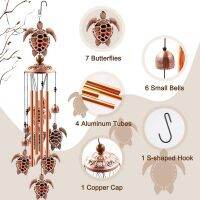 Wind Chime Outdoor Clearance, Aluminum Tube Windchime with S Hook, Patio Garden Decor, Birthday Gifts for Women Day