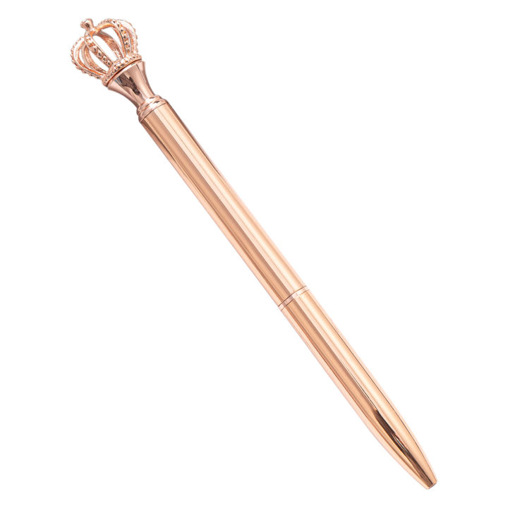 in-stock-มงกุฎปากกาลูกลื่น-ปากกาของขวัญโลหะสร้างสรรค์ปากกาโฆษณาที่กำหนดเองสามารถพิมพ์ได้-logo