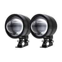 2Pcs Motorcycle Headlight Driving Lights Motorcycle LED Fog Lights for Car Offroad ATV Truck Black Motorcycle Headlight Assembly