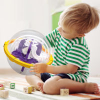 100 Step Magic Inlect Ball 3D Puzzle Ball Labyrinth Sphere Globe Toys Challenging Barriers Game in Tester Balance Training