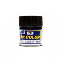 Mr.Hobby Mr.Color C78 Black Metallic Gloss (10ml) 4973028635355