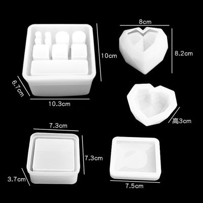 Jewelry Epoxy Resin Casting Mold Set Mixed Style UV Resin Tool Mold DIY Handmade Jewelry Making Findings Kits Supplies