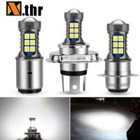 BA20D H4 P15D LED Motorcycle Headlight Bulbs With Lens 3030 Chips 360 20000Lm Super Bright White Motorbike Hi Lo Headlamp DRL