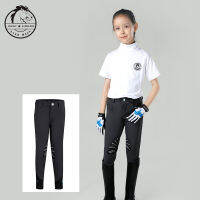 Cavassion Children S Semi-Silicone Breeches,Butterfly Wing Silicone Design Non-Slip Breeches,Children S Riding Breeches8103106