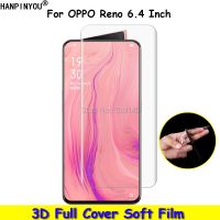 สำหรับ OPPO Reno 6.4 "ความโค้งมน3มิติคลุมทั้งหมดปกป้องหน้าจอฟิล์มเพ็ทแบบนิ่ม (ไม่ใช่กระจกเทมเปอร์) ปกป้องหน้าจอ S