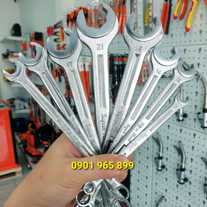 Bộ cờ lê vòng miệng 8-21mm Super Tool SH800 Made in Japan Hàng