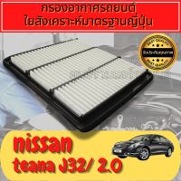 กรองอากาศ กรองเครื่อง กรองอากาศเครื่อง นิสสัน เทียน่า Nissan Teana J32 เครื่อง2.0 ปี2009-2012