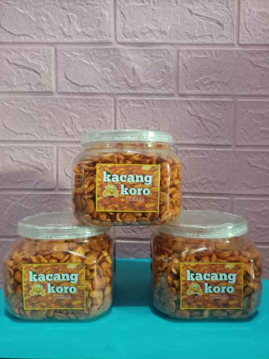 Kacang Koro Kupas Rasa Pedas Kemasan Toples 350 Gram Lazada Indonesia