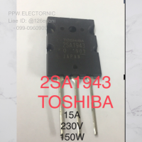 2SA1943 Transistor A1943 PNP 230V/15A Power Amplifiers ยี่ห้อTOSHIBA ใหม่แท้คุณภาพดี อะไหล่อิเล้คทรอนิกส์ สินค้ามีพร้อมส่ง.