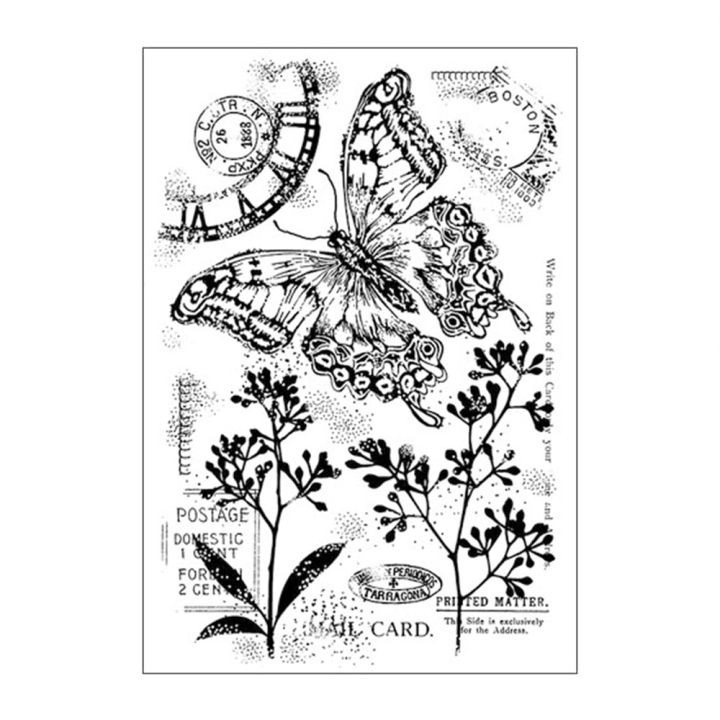 vintage-background-clear-silicone-stamp-retrro-dragonfly-butterfly-stamps-for-diy-scrapbooking-photo-album-decorative-11-16cm-scrapbooking