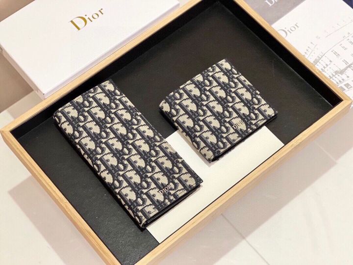 Dior Men's Card Holder with Bill Clip