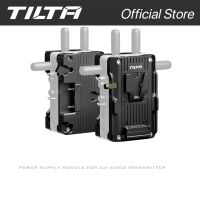 โมดูลแหล่งจ่ายไฟ TGA-DVT TILTA สำหรับ DJI เครื่องส่งวิดีโอ V Mount &amp; เมาท์สีทอง