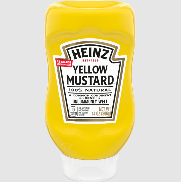 Heinz Yellow Mustard 100 Natural 396g {Made in USA} Lazada PH