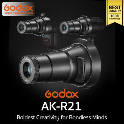 Godox AK-R21 Projection Attachment for Round Head Flash [ V1 , AD100Pro , AD200 / AD200Pro With H200R ]