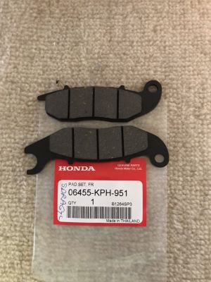 ผ้าดิสก์เบรคหน้า Honda (แท้) เวฟ125/Wave125i/Wave125R/Wave125S/Wave100S ปี2005