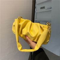 [COD] New pleated cloud bag chain ins fashion net red simple texture