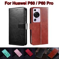 чехол на Huawei P60 Pro Case Wallet Protection Magnetic Book Stand PU Leather Phone Funda Para Huawei P60 P 60 Flip Cover Coque