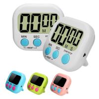 Digital Kitchen Timer Big Digits Loud Alarm Magnetic Backing Stand with Large LCD Display for Cooking Baking Sports Games