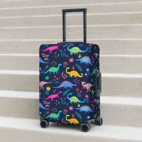 【LZ】♀  Cute Dinosaur Print Suitcase Cover Protetor de Animais Negócios Férias Fun Bagagem Acessórios