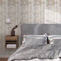 (Aixin)เครื่องสติ๊กเกอร์แปะผนังลายไม้เลียนแบบเก่าเพื่อการปรับปรุง Self Adhesive Wallpaper สติกเกอร์ตกแต่งบ้าน