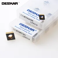 10PCS DESKAR CCMT060204 CCMT060208 CCMT09T304 CCMT09T308 LF9218 เครื่องมือกลึงแทรกเครื่องมือตัดเครื่องกลึงคาร์ไบด์สําหรับเหล็ก