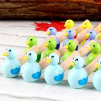 15pcs Wooden Bird Whistles Cartoon Whistle Bird Shape Toy Kids Whistle Educational for Children Gift (Random Color)