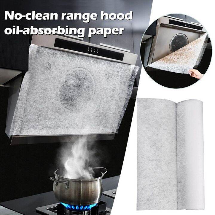 Disposable Kitchen Hood Oil Filter Paper Range Hood Grease Anti Oil