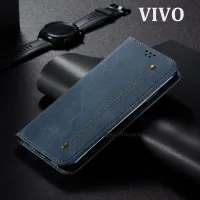 VIVO V27 V27e V25 Pro V25e X70 Y22 Y35 Y73 V23 V23e Y76 Y33s Y21 Y21S V21 V20 SE V20 Pro Y20s Y20i Y50 Y30i V17 V19 V21e เคสกันกระแทกกระเป๋าแบบพับได้ฝาครอบกรณี