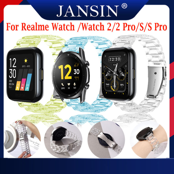 สาย-realme-watch-2-นาฬิกาอัจฉริยะ-realme-watch-2-pro-sports-waterproof-สายนาฬิกา-realme-watch-s-s-pro-สีใส-สายนาฬิกา