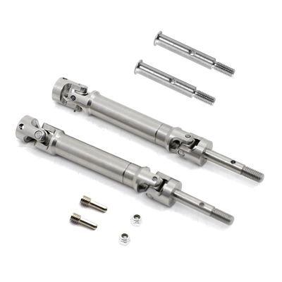 Stainless Steel Front Axle Shaft and Rear Drive Shaft for 1/10 2WD Slash Stampede Upgrade Parts