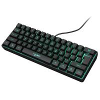 Gaming Universal Keyboard Blue Red Switch 61-key Wired Keyboard Anti-ghosting RGB Mix Backlit LED USB For Gamer PC Laptop