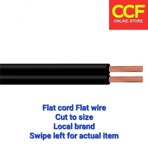 Flatcord Flat cord Wire 16 Stranded 6 Meter Cut to size Lazada PH