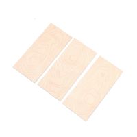 3 Pcs Maple Wood Veneer Headplate Headstock Luthier Tonewood for Acoustic Classic Guitar DIY Making