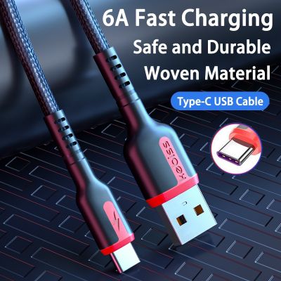 66W 6A Fast Charging Type C Cable USB C Cable for Samsung Huawei P40 Mate40 Xiaomi Redmi POCO Mobile Phone Charger USB Cable Docks hargers Docks Charg