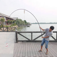 Zhongyi ชุดเบ็ดตกปลาคันเบ็ดปลาคาร์พด้วยมือสำหรับคันเบ็ดเบ็ดตกปลาชุดสั้นสำหรับเบ็ดตกปลามือใหม่