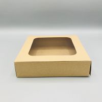 Treeboxpackage กล่องเค้ก 1 ปอนด์ เตี้ย / กล่องทรงแบนบราวนี่ คราฟท์น้ำตาล(แพค10ใบ)958