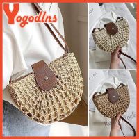 【Ready Stock】 ▦✾ C23 Yogodlns Handmade Rattan Woven Straw Bag DY STOCK Summer Beach Bohemia Messenger Purse Girls