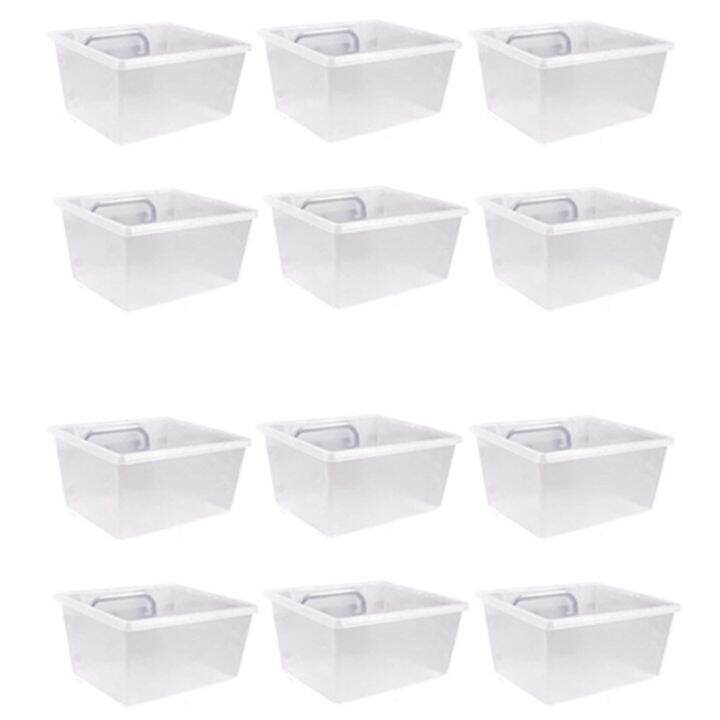 12 Pack Pegboard Clear Bins, Pegboard Bins Hooks, DIY Pegboard