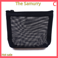 Samurry ✨Hot Sale✨ Car ตาข่ายโปร่งใสเครื่องสำอางแต่งหน้ากรณีผู้หญิงแต่งหน้ากระเป๋าเก็บกระเป๋า