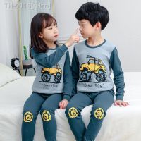 ♤ n4rn Algodão Crianças Pijamas Conjuntos Outono Inverno Sleepwear Baby Boy Cartoon Homewear Pijama Roupa Interior Set 0-12Y